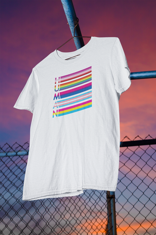 Shaka Brands | LGBTQ Pride Collection | HUMAN Pride Rainbow T-shirt
