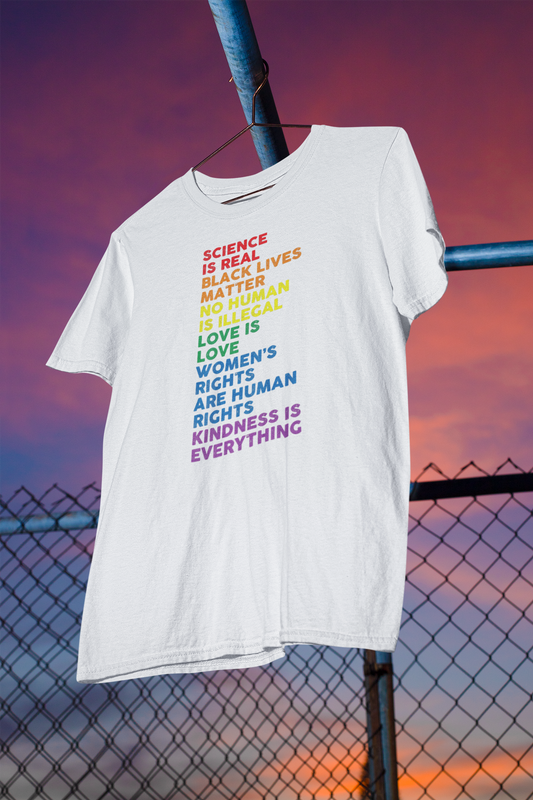 Shaka Brands | Graphic Tees | Science IS Real, Black Lives Matter... PRIDE T-Shirt