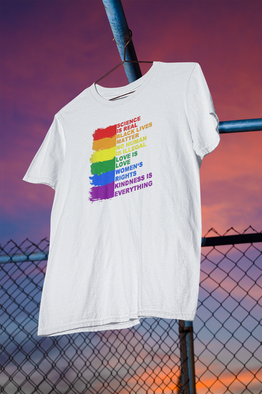 Shaka Brands | Graphic Tees | Science IS Real, Black Lives Matter... PRIDE T-Shirt