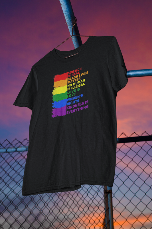 Shaka Brands | Graphic Tees | Science IS Real, Black Lives Matter... PRIDE T-Shirt