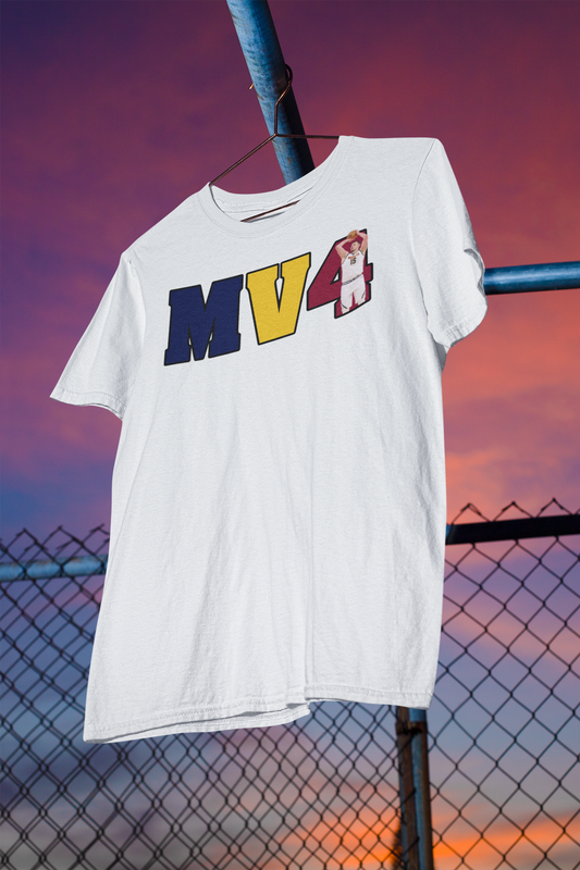 Shaka Brands | Graphic Tee's | MV4 Nikola Jokic MVP Nuggets Crew Neck T-Shirt