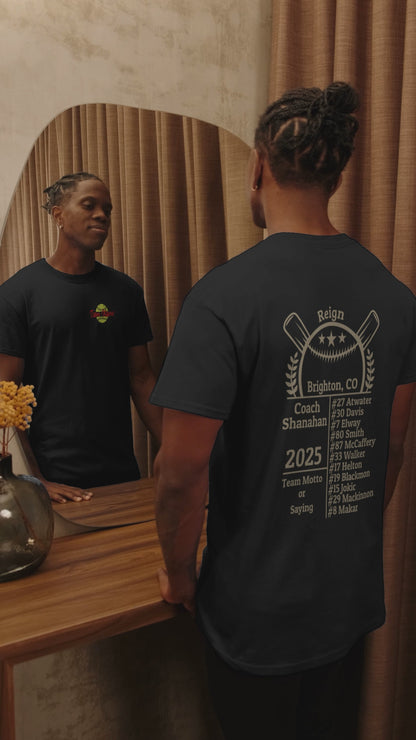 Shaka Brands | Custom Design Apparel | Custom Softball/Baseball Team T-Shirt