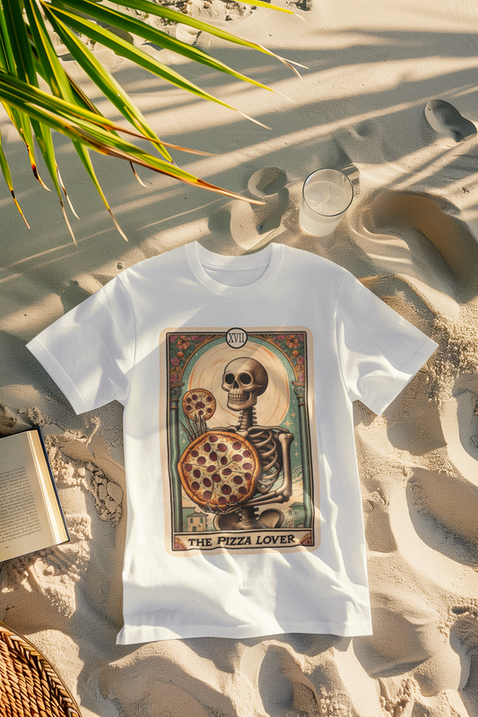 Shaka Brands | Graphic Tees | The Pizza Lover Tarot Card T-Shirt