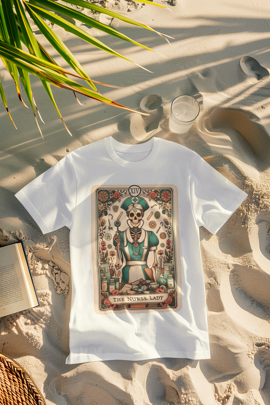 Shaka Brands | Graphic Tees | The Nurse Lady Tarot Card T-Shirt
