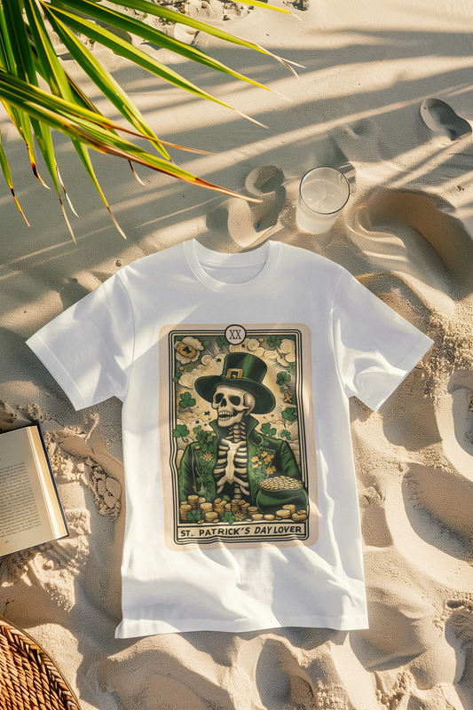 Shaka Brands | Graphic Tees | The St. Patrick's Day Lover Tarot Card T-Shirt