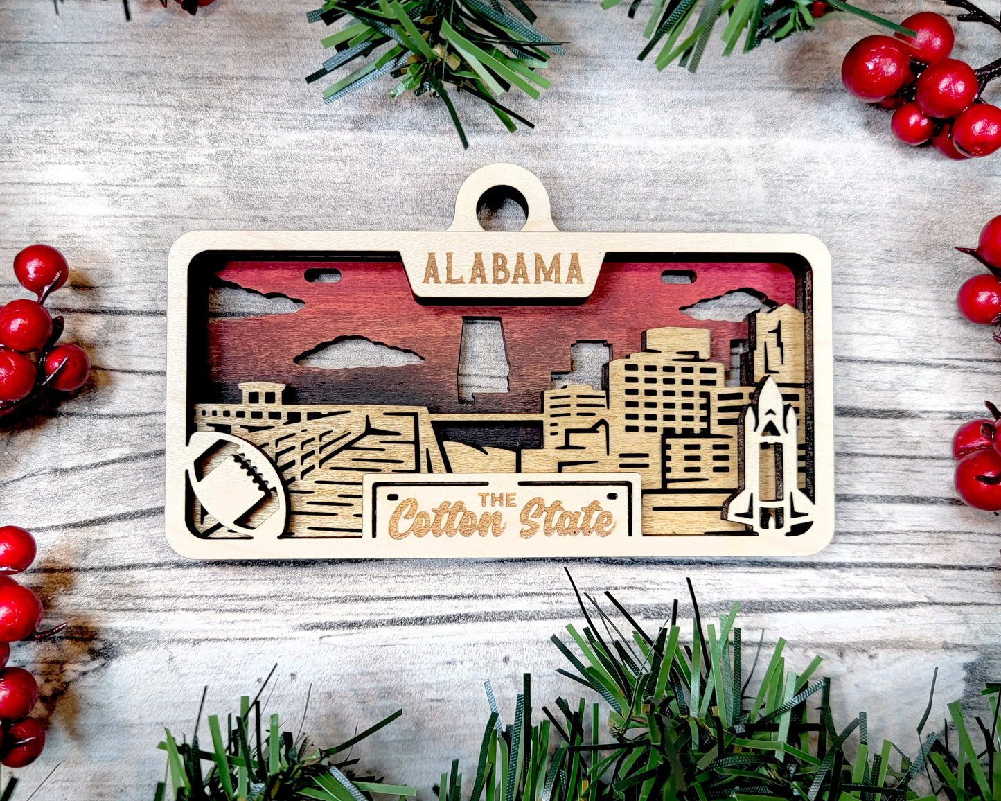 Customizable Alabama Ornament