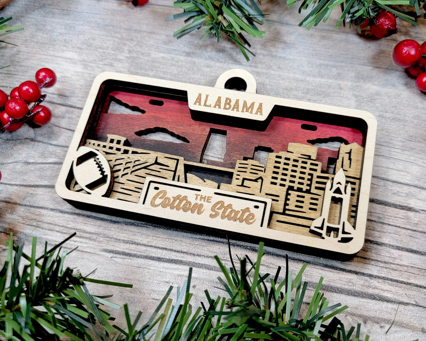 Customizable Alabama Ornament