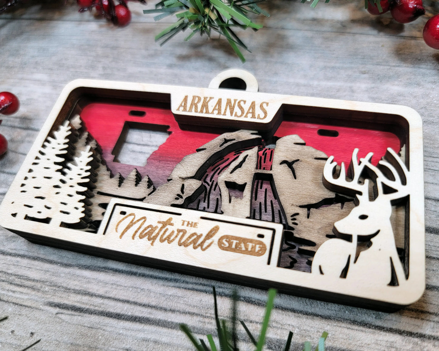 Customizable Arkansas Ornament