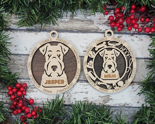 Customizable Airdale Terrier Ornament