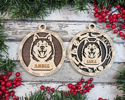 Customizable Alaskan Malanute Ornament