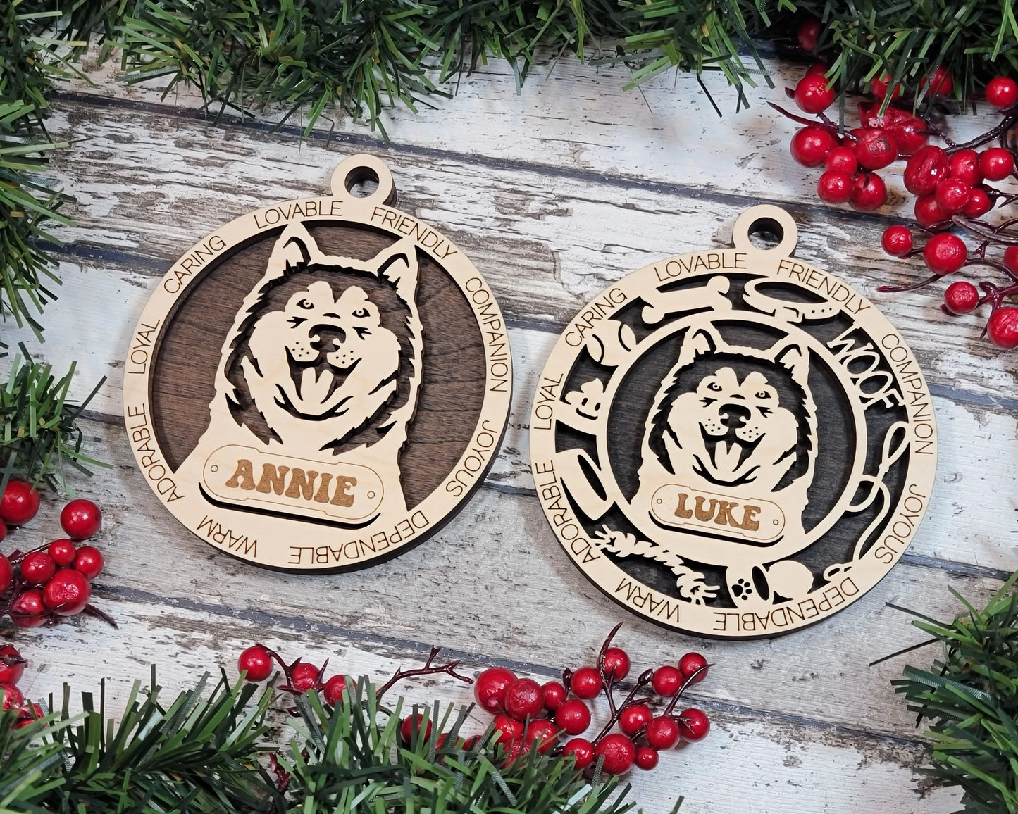 Customizable Alaskan Malanute Ornament