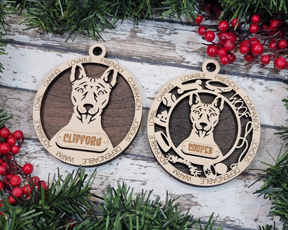 Customizable Basenji Ornament