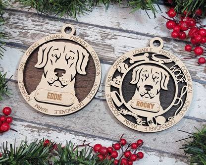 Customizable Chesapeake Bay Retriever Ornament