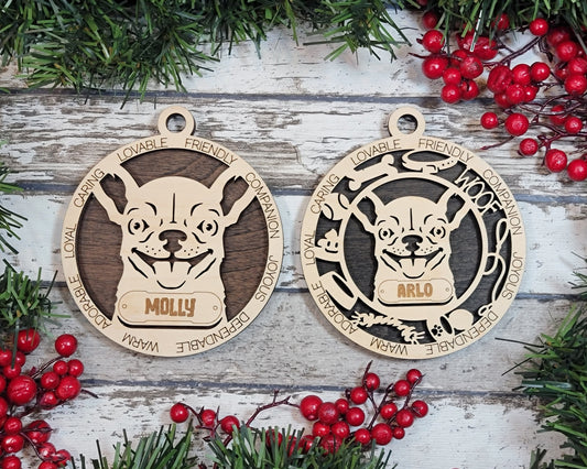 Customizable Chihuahua Ornament