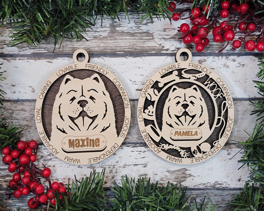 Customizable Chow Chow Ornament