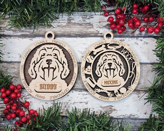 Customizable Cockapoo Ornament