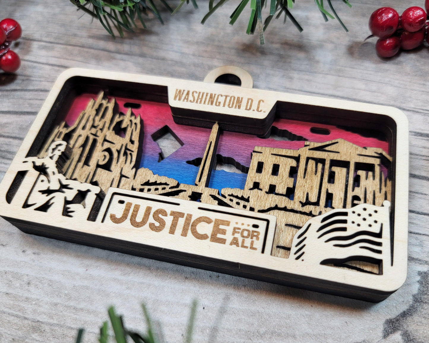 Customizable Washington D.C. Ornament