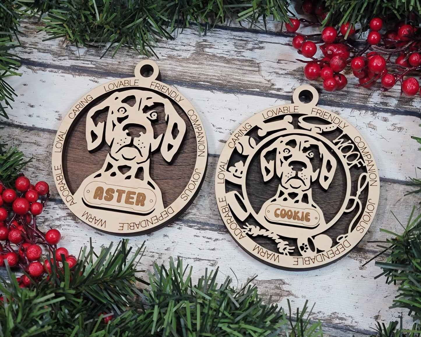 Customizable Dalmatian Ornament