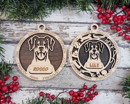 Customizable Doberman Pinscher Ornament