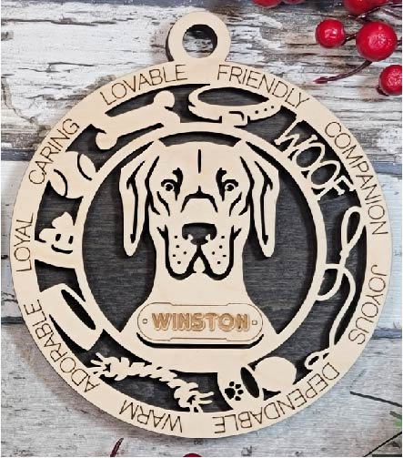 Customizable Great Dane Ornament