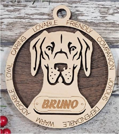 Customizable Great Dane Ornament