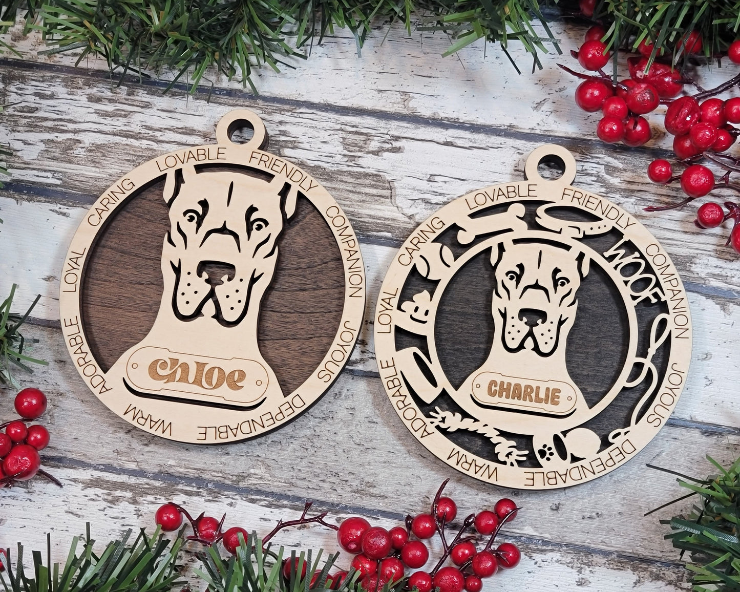 Customizable Great Dane Ornament