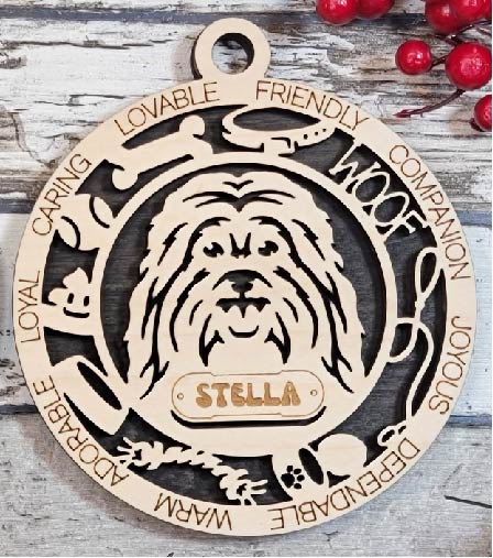 Customizable Havanese Ornament