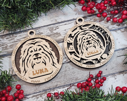 Customizable Havanese Ornament