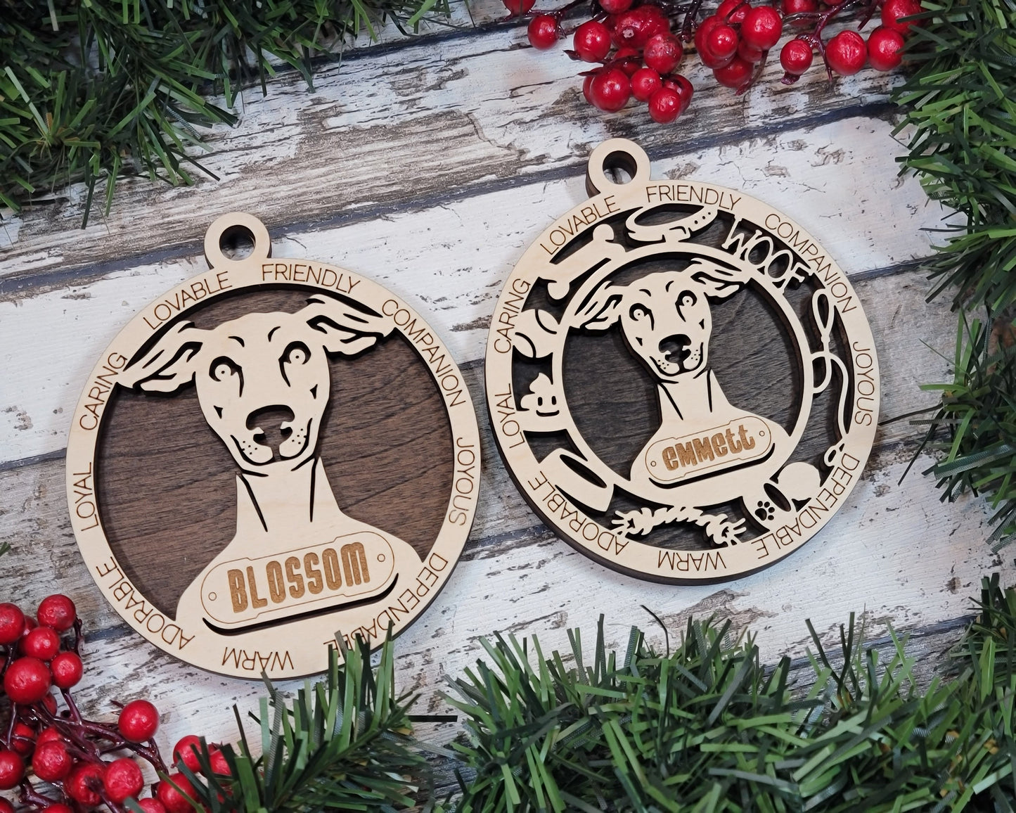 Customizable Italian Greyhound Ornament