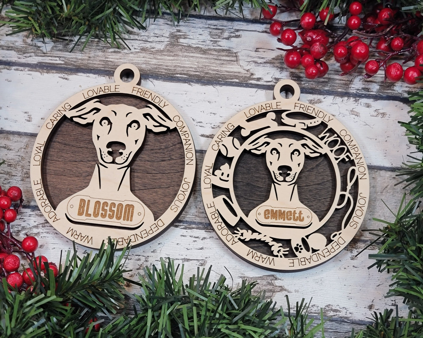 Customizable Italian Greyhound Ornament