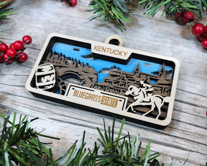 Customizable Kentucky Ornament