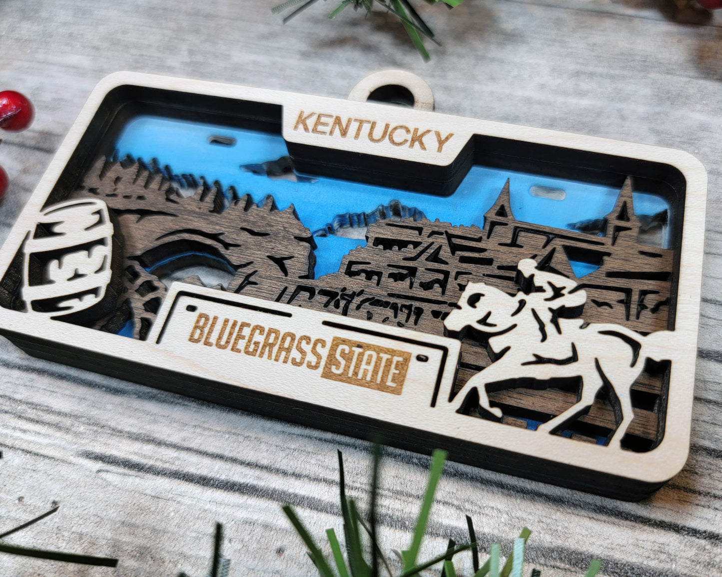 Customizable Kentucky Ornament