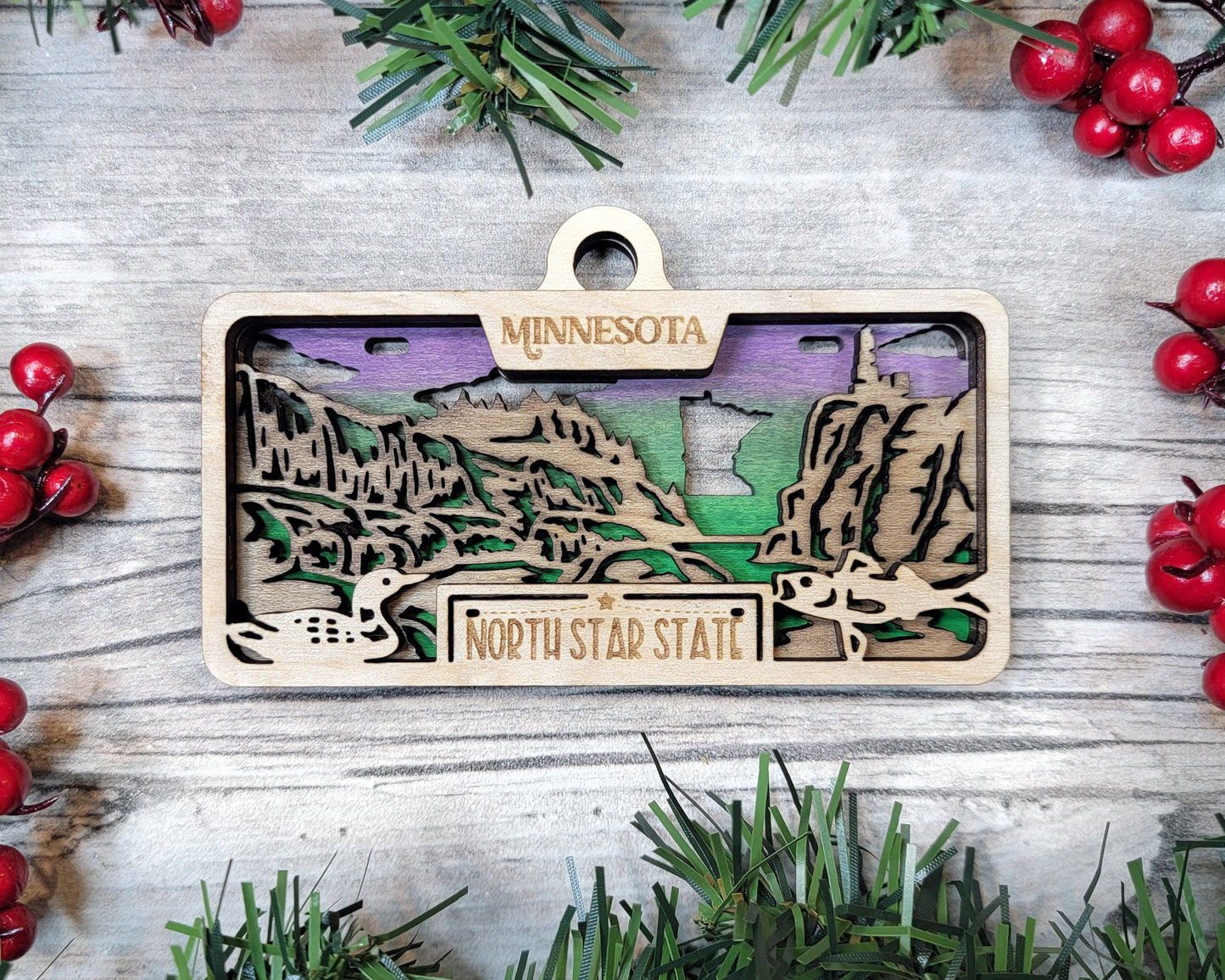 Customizable Minnesota Ornament