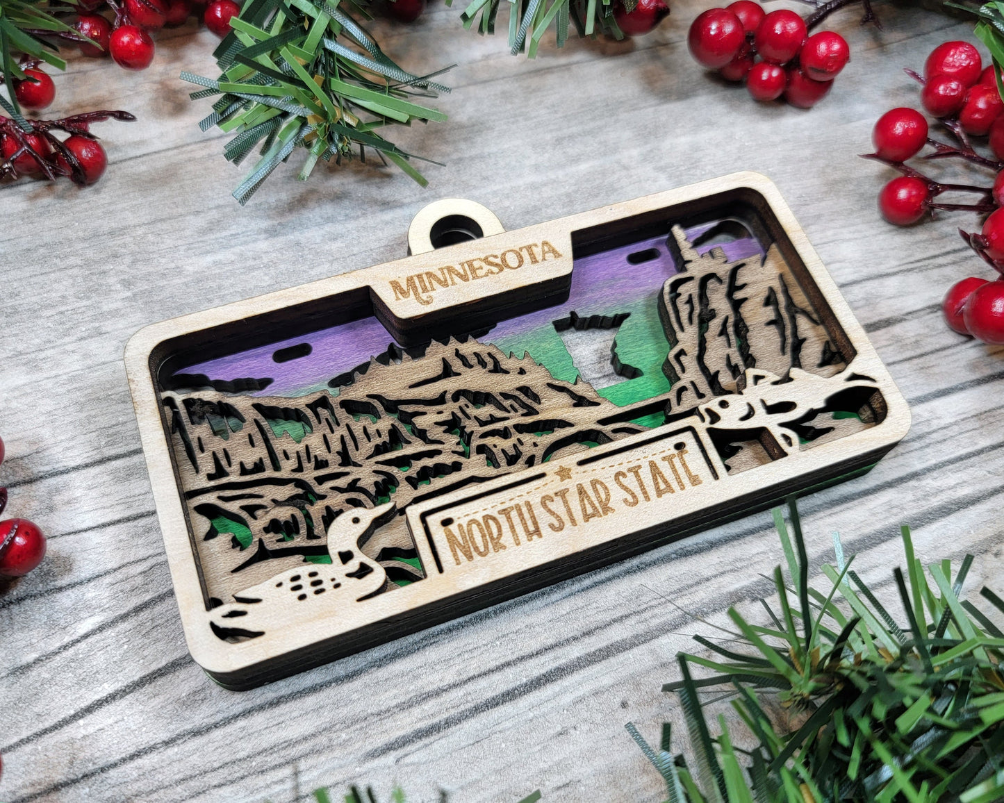 Customizable Minnesota Ornament