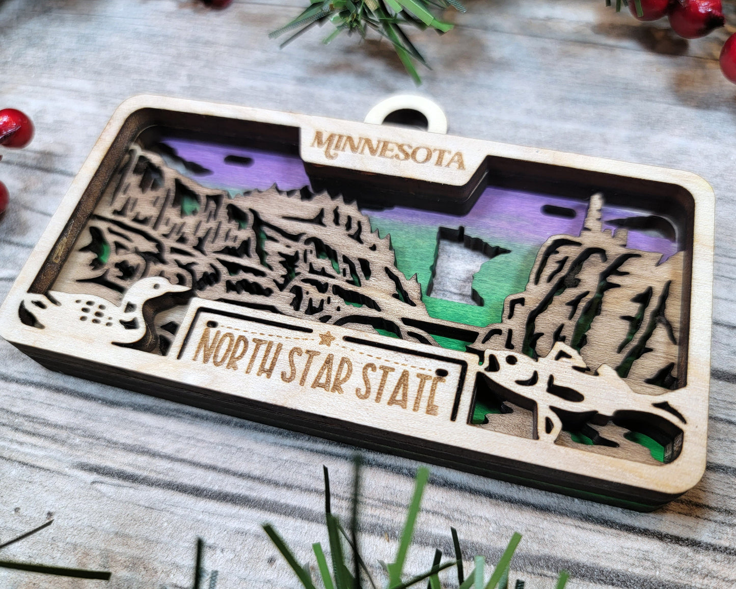 Customizable Minnesota Ornament