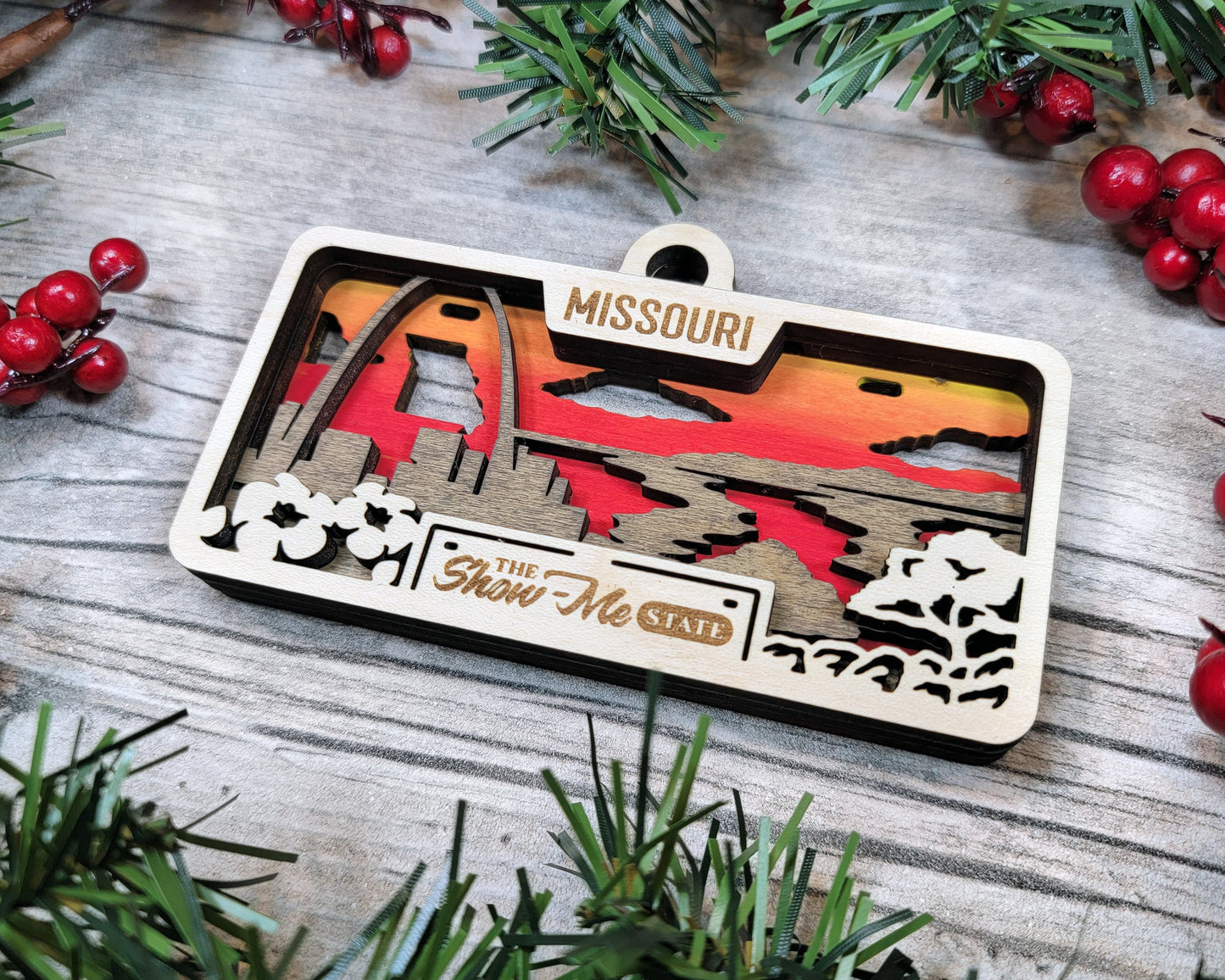 Customizable Missouri Ornament