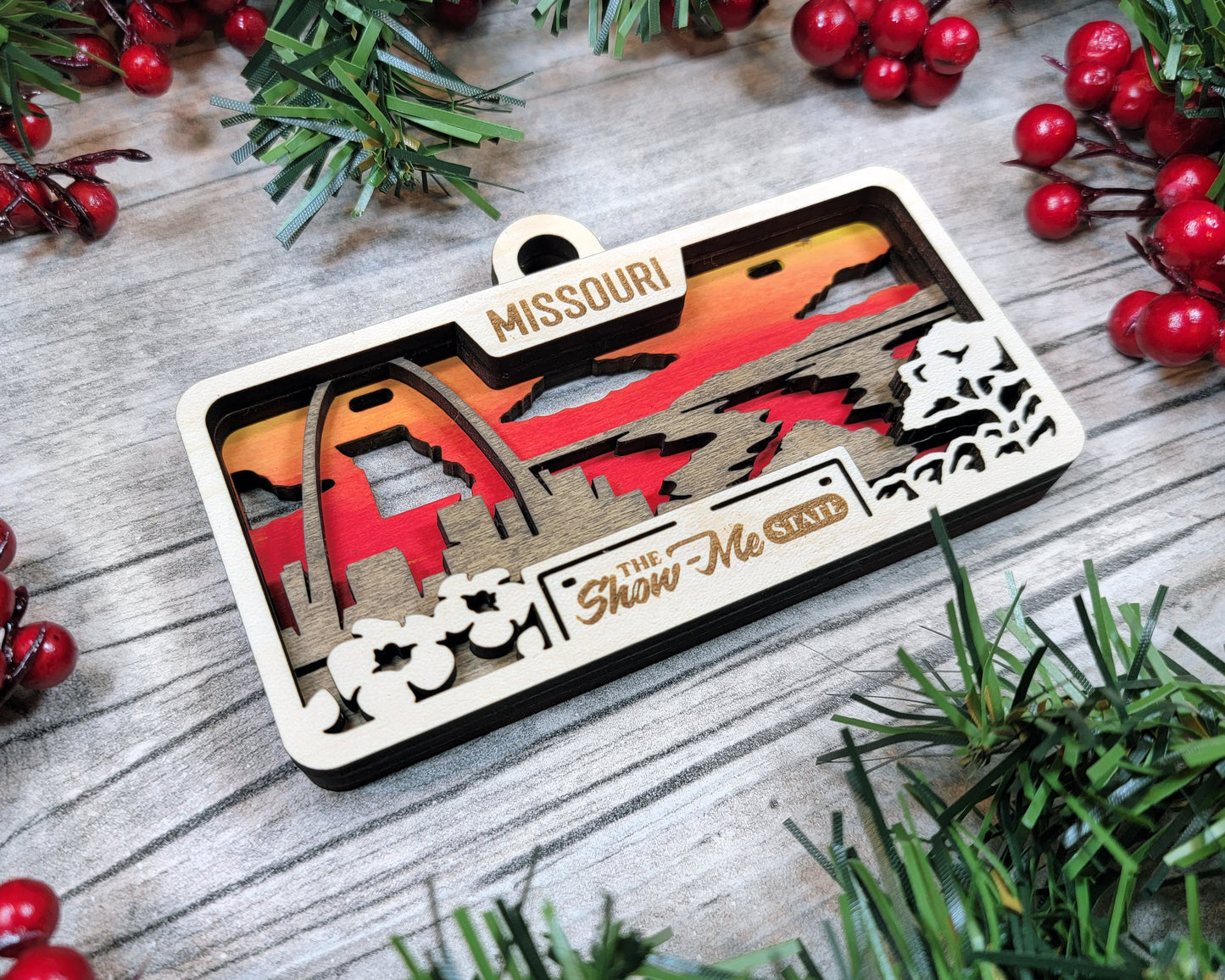 Customizable Missouri Ornament