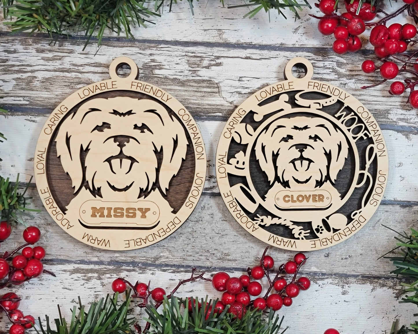 Customizable Maltese Ornament