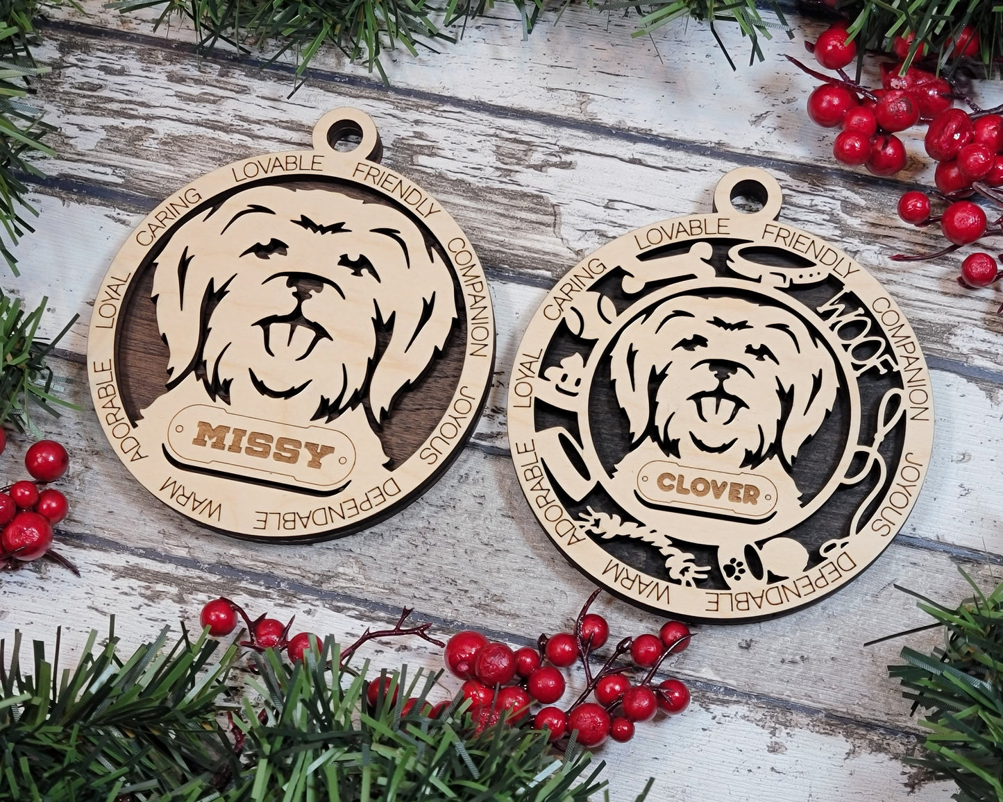 Customizable Maltese Ornament