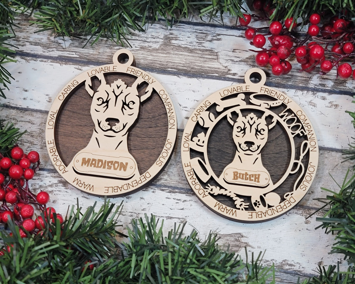 Customizable Mexican Hairless Dog Ornament