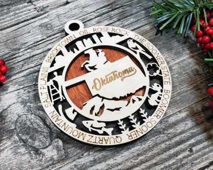 Oklahoma Ornament