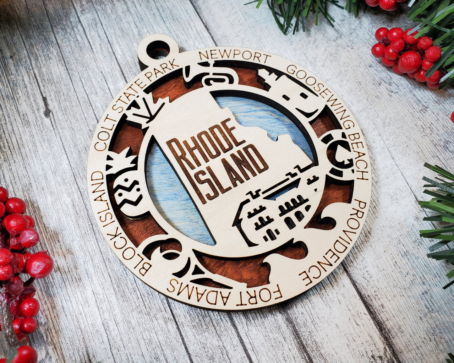 Rhode Island Ornament