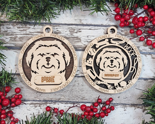 Customizable Shih Tzu Ornament