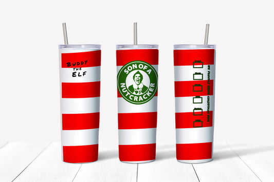 Starbucks style Buddy the Elf 20 oz. Tumbler