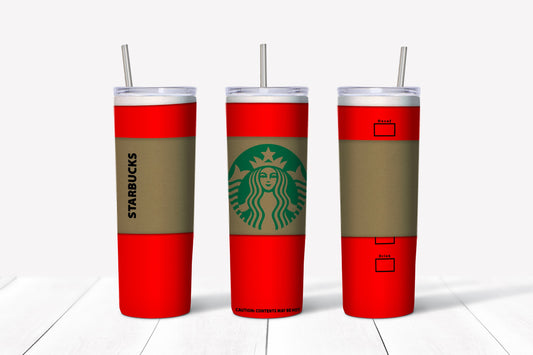 Starbucks Red Cup With Sleeve 20 oz. Tumbler