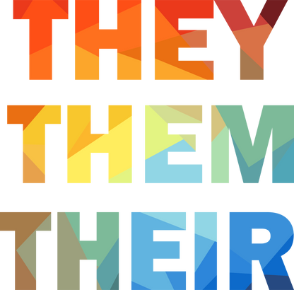 Black They, Them, Their Pronouns Pride Hoodie