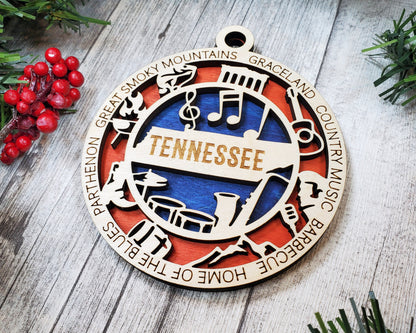 Tennessee Ornament