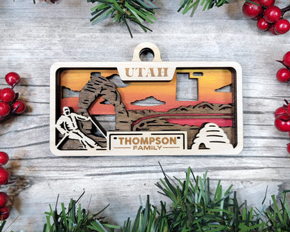 Customizable Utah Ornament