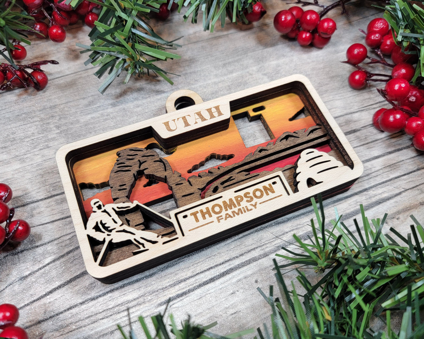 Customizable Utah Ornament