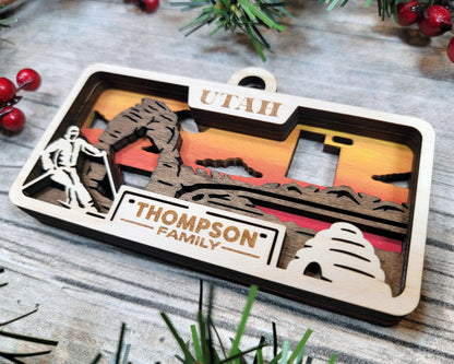 Customizable Utah Ornament